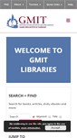 Mobile Screenshot of library.gmit.ie